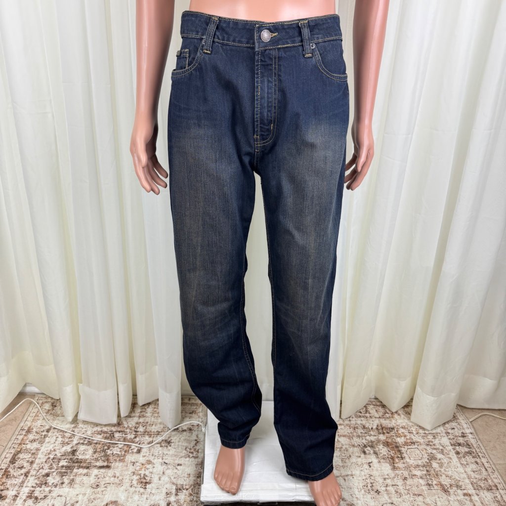 Chapel & Greed Straight Fit Jeans Men’s 36x34 Dark Wash Denim